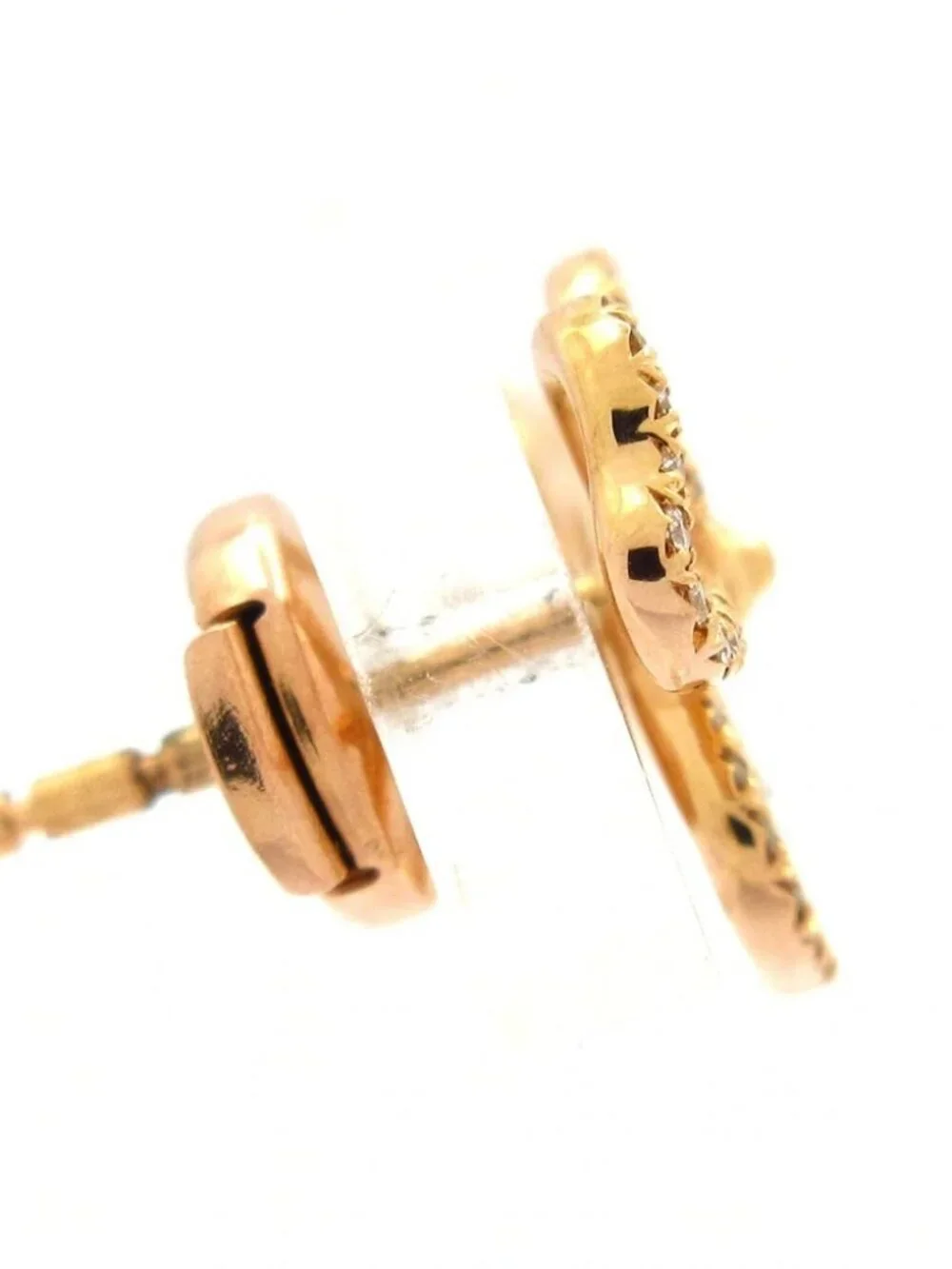 TIFFANY&Co. Paper Flower Diamond Open Flower Earrings 18K Rose Gold Diamond